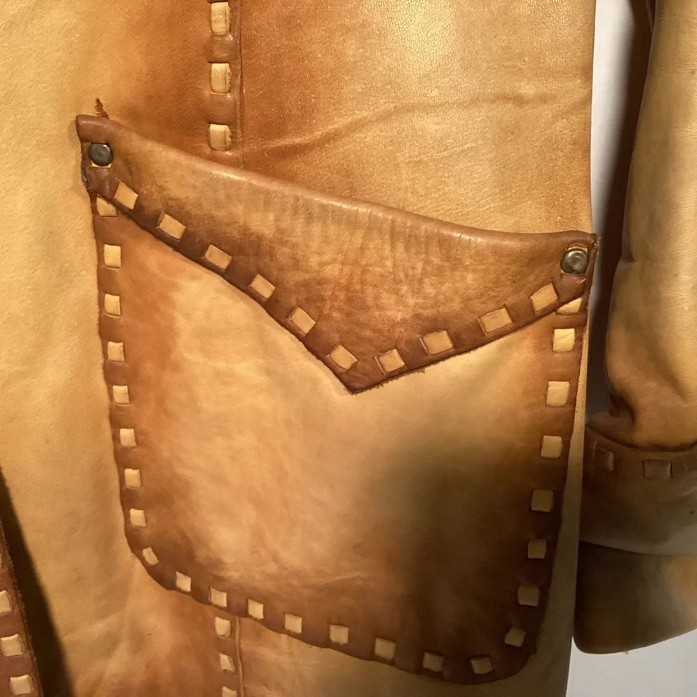 Vintage The Leather Ranch Western Leather Jacket Women’s size medium - Picture 3 of 16